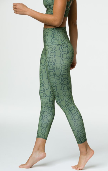 Image Title Onzie High Basic Midi Legging -Olive Cobra
